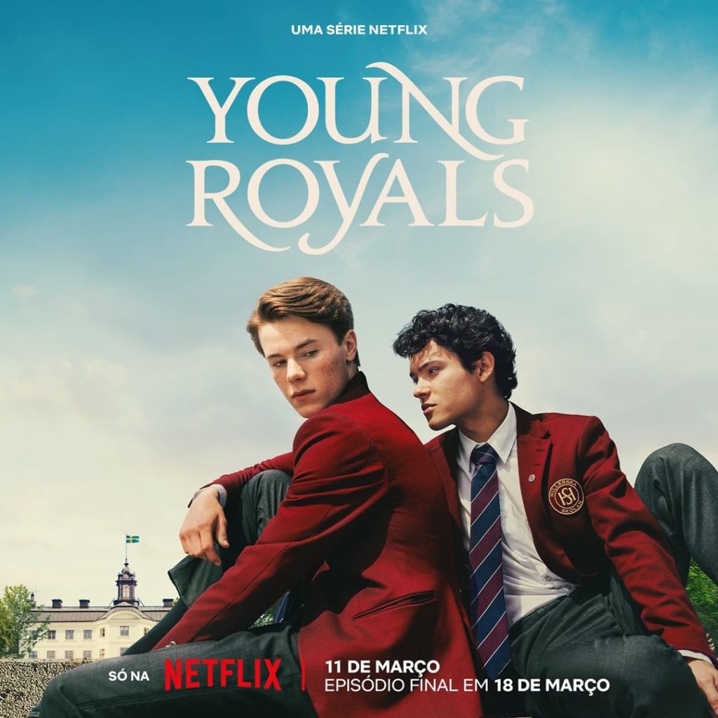 Pôster oficial da terceira temporada de “Young Royals” (divulgação/Instagram/@Netflixbrasil) 

