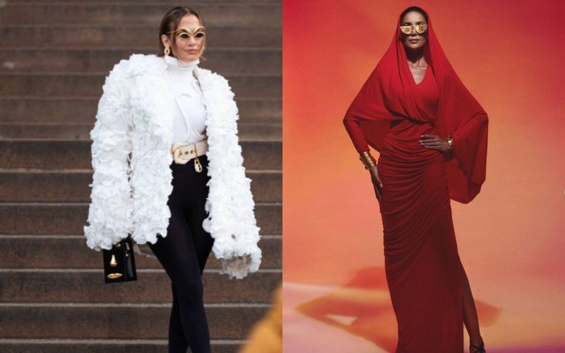 O desfile de alta costura da grife Schiaparelli recebeu grandes celebridades