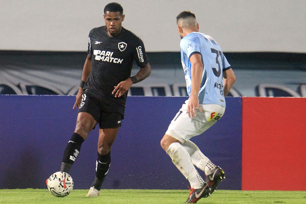 Botafogo durante partida pela Libertadores