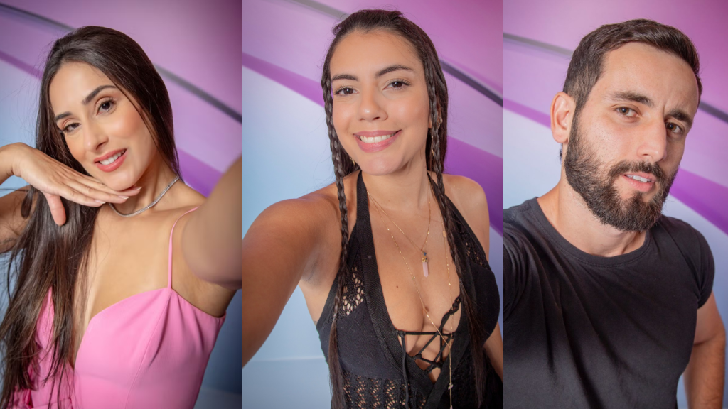 Deniziane, Fernanda e Matteus em imagens promocionais (Foto: reprodução/Gshow)