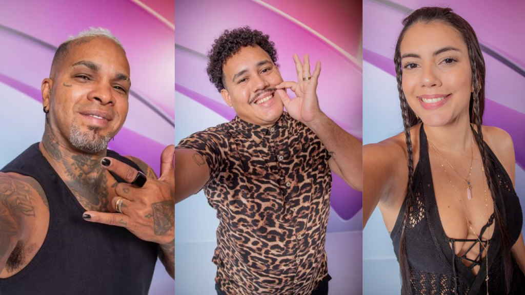 Foto destaque: Rodriguinho, Lucas e Fernanda em imagens promocionais (Reprodução/Gshow)