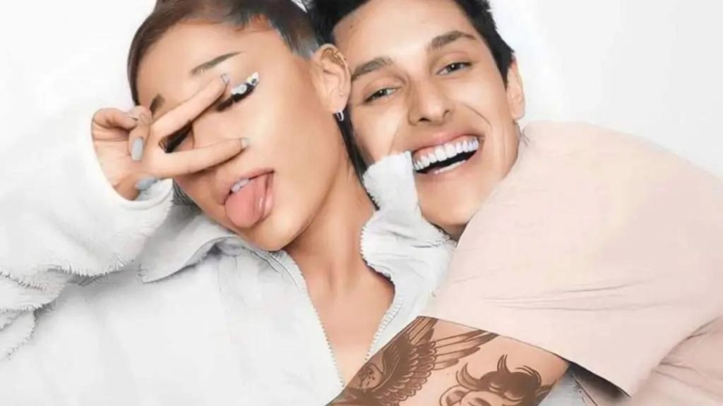 Ariana Grande e o ex-marido, Dalton Gomez (Foto: Reprodução/Instagram)