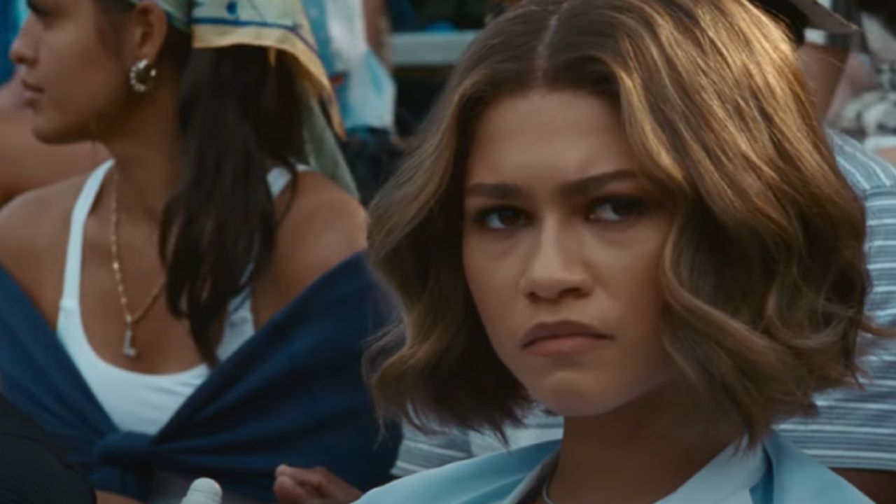 Zendaya em cena do filme "Rivais"