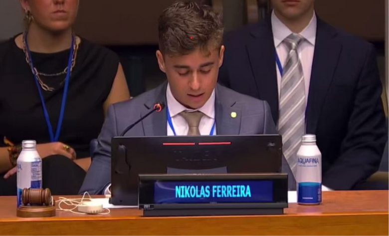 Nikolas Ferreira na ONU