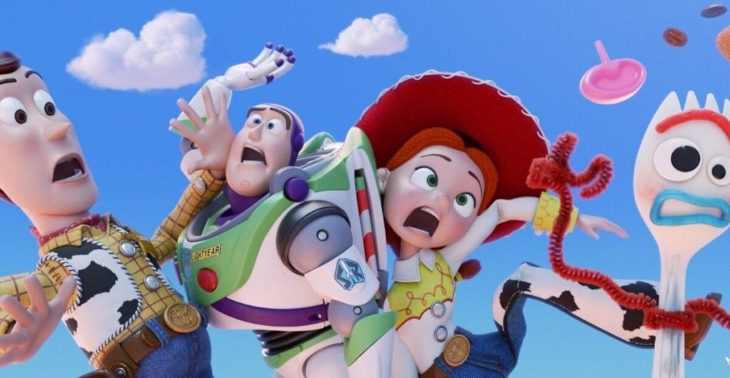 Woody, Buzz, Wendy e Forky