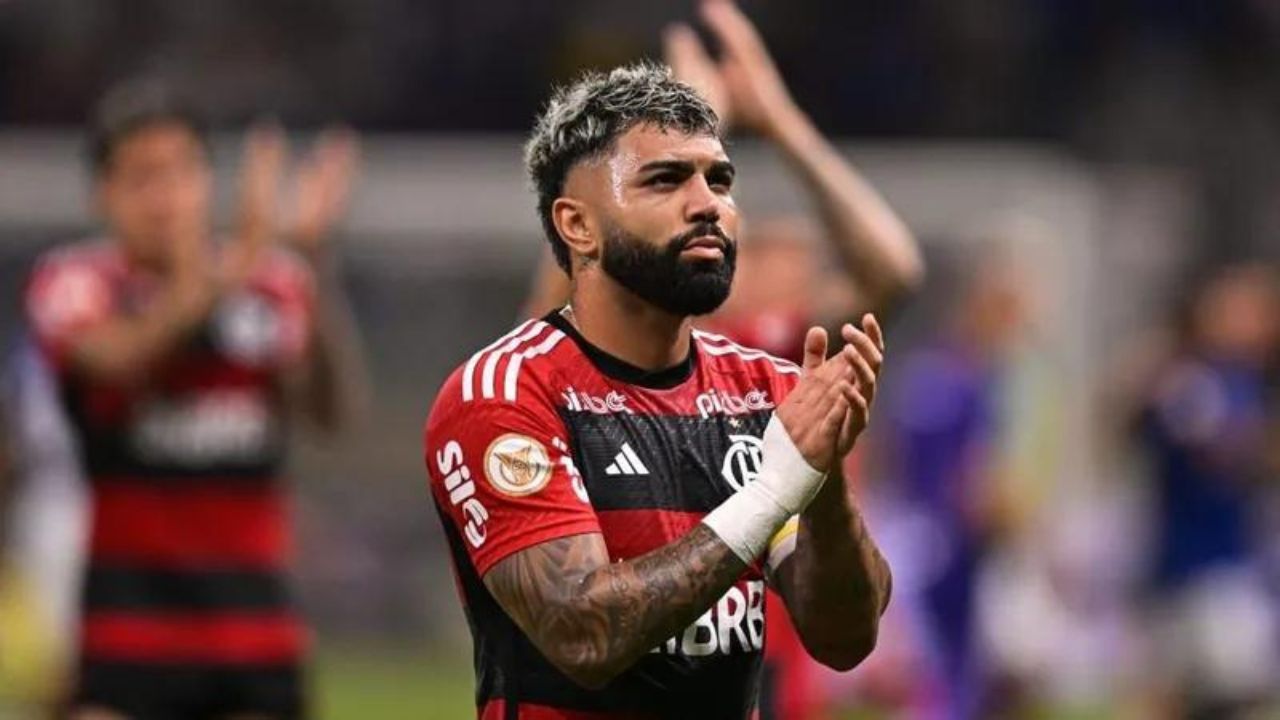 Gabigol em jogo do Flamengo