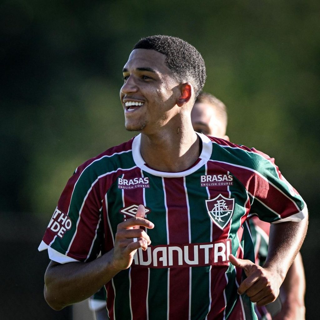 Kauã Elias, um dos jogadores envolvidos na festa