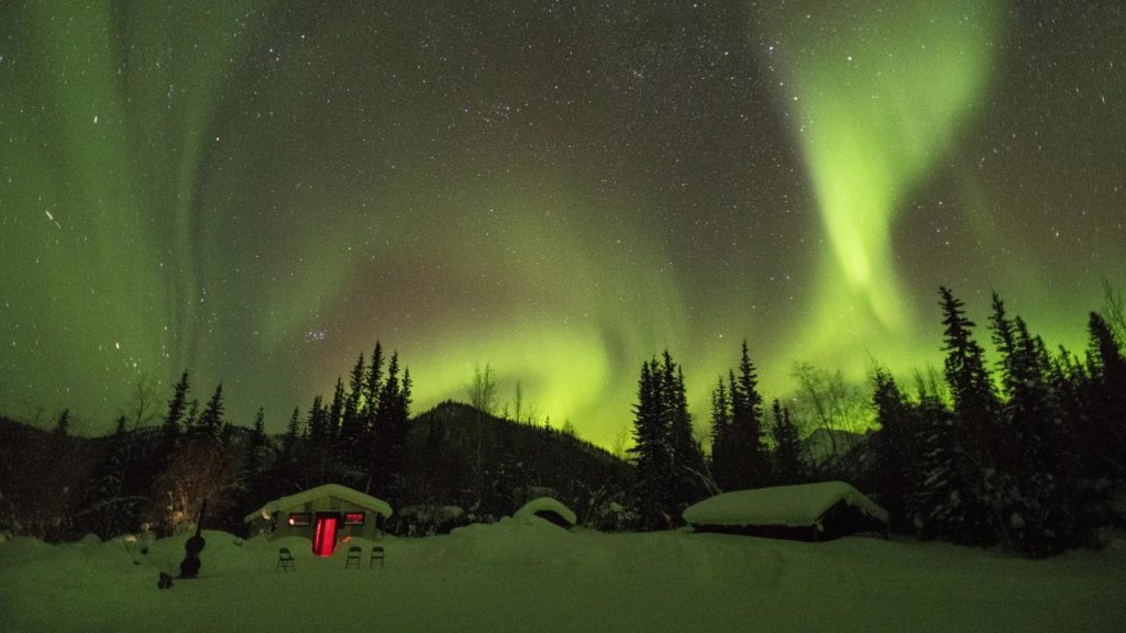 Aurora Boreal no Estados Unidos  