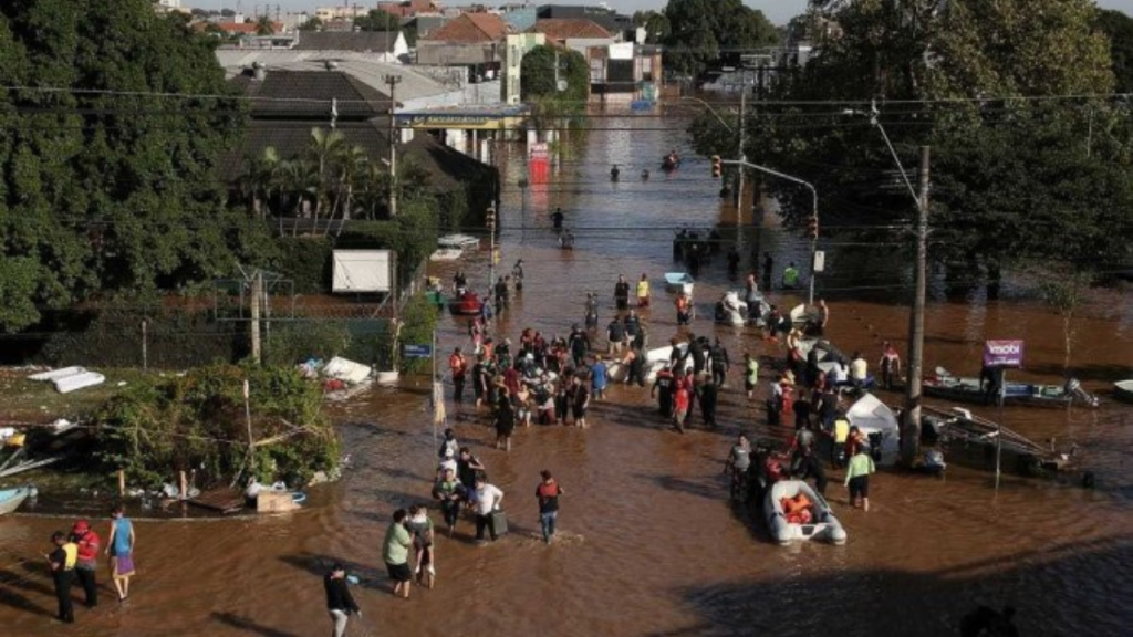 Enchentes no Rio Grande do Sul Foto: Anselmo Cunha / AFP