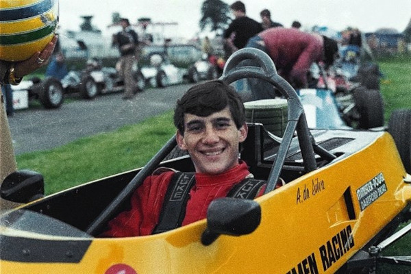 Ayrton Senna na competição pela Fórmula Ford 1600