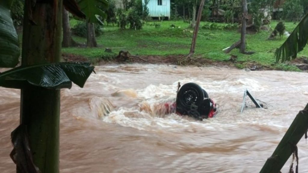 Santa Catarina com alagamentos devido a fortes chuvas