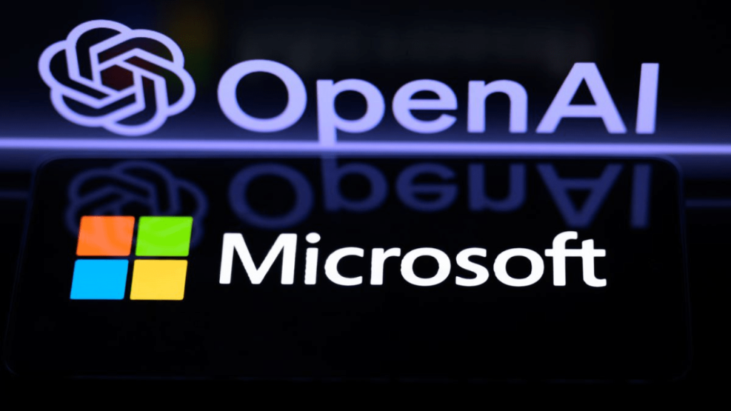 Logos OpenAI e Microsoft 