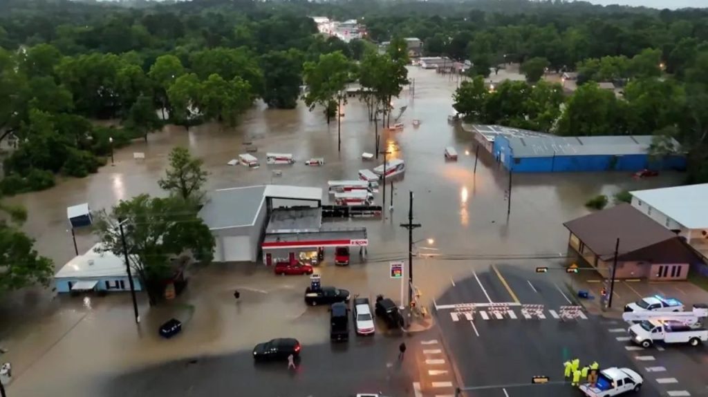 tempestade no Texas