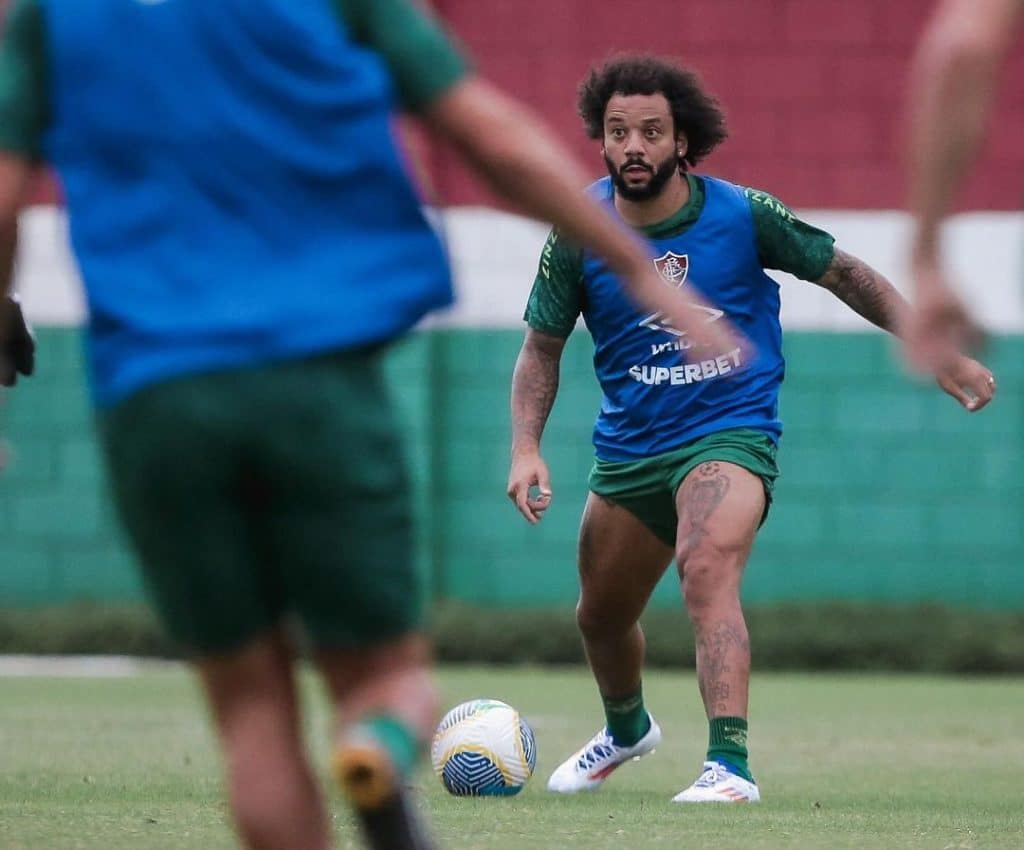 Jogador Treinando no fluminense