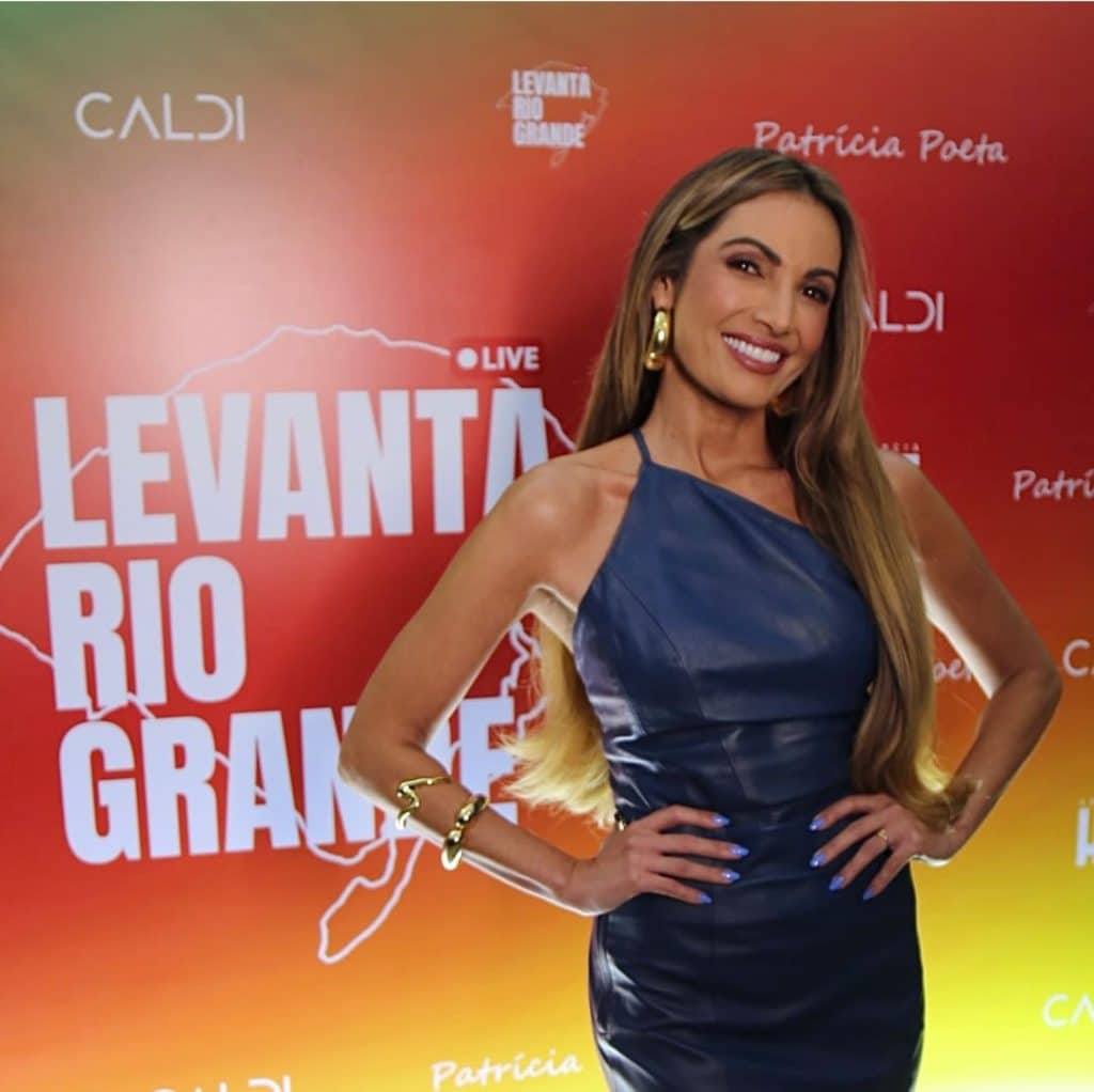 Evento promovido por Patrícia Poeta tem como objetivo ajudar às vítimas do Rio Grande do Sul