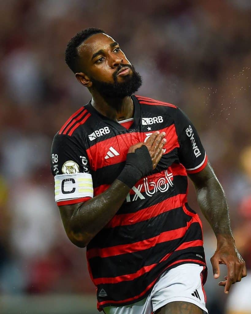 Gerson, autor do primeiro gol do Flamengo