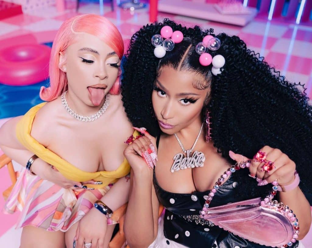 Ice Spice e a rapper Nicki Minaj