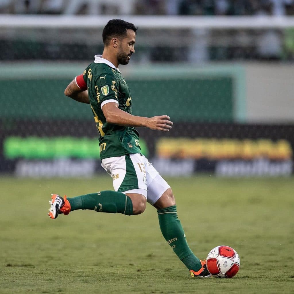 Luan em jogo do Palmeiras