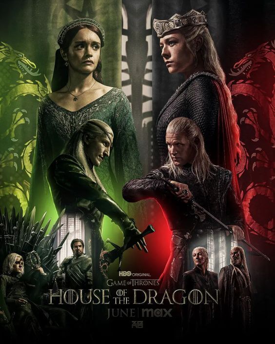 Pôster da segunda temporada de "House of Dragon"