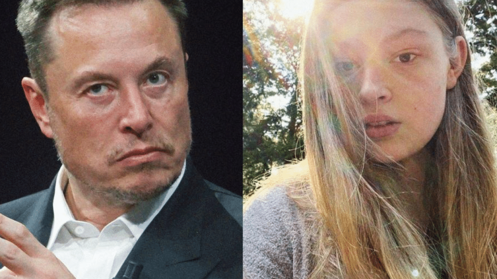 Elon Musk e sua filha Vivian Jenna Wilson 