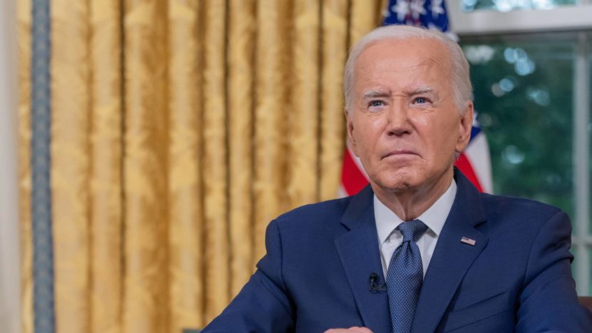 Joe Biden em sua rede social