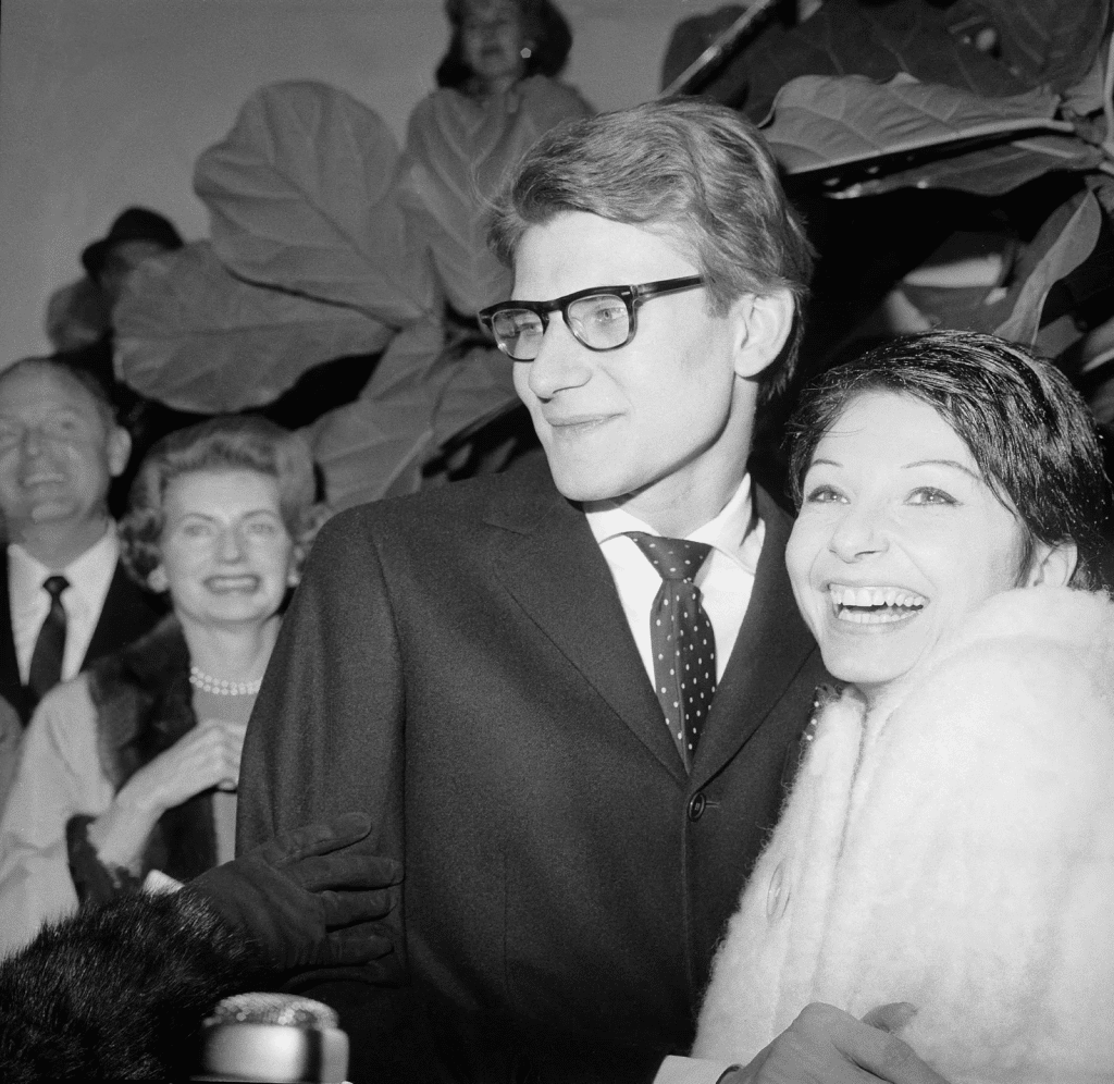 Zizi Jeanmaire e Yves Saint Laurent