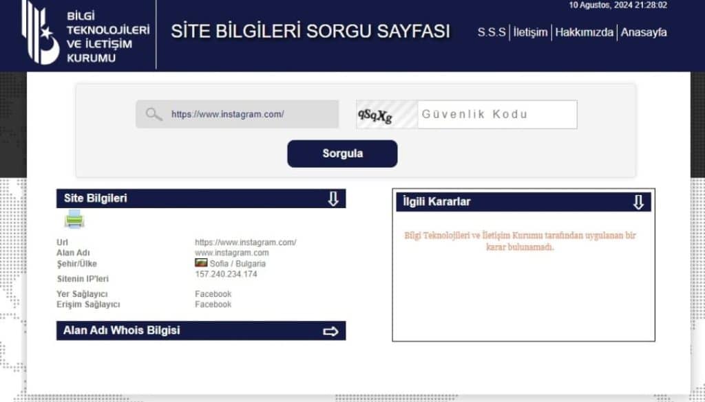 Ministro da Turquia volta a bloquear Instagram