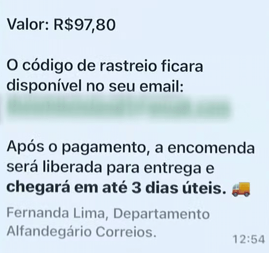 mensagem dos golpistas