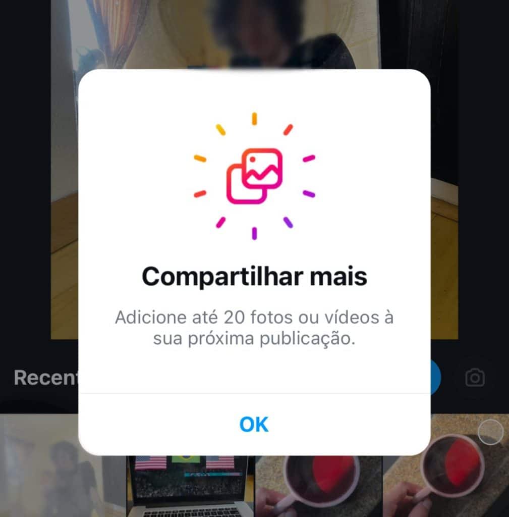 Instagram está notificando os usuários da nova funcionalidade