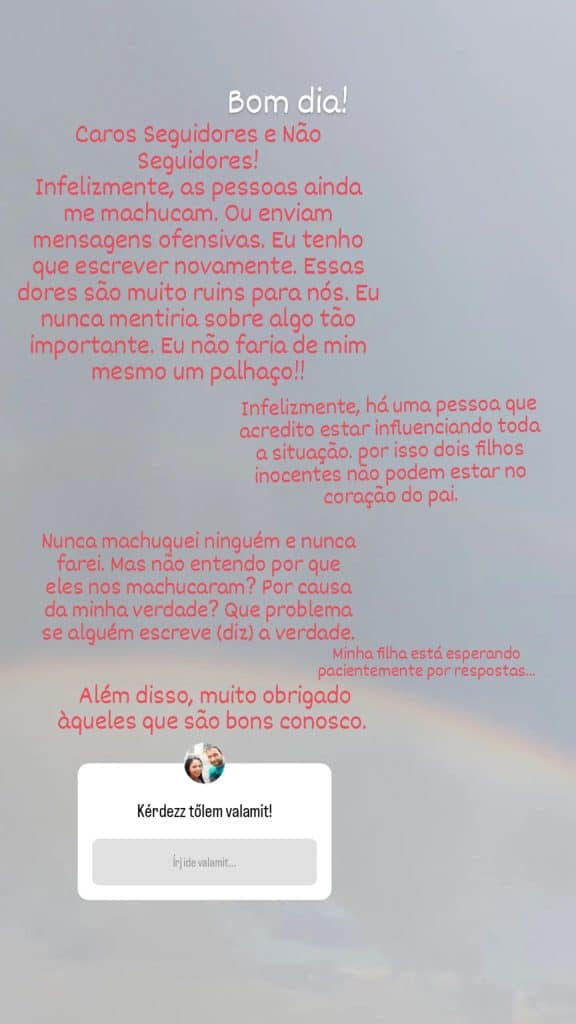 Postagem de Gabriela Gáspár